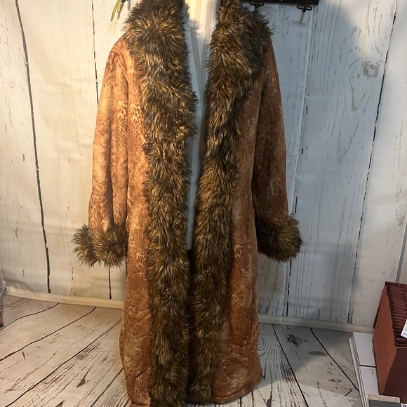 Long Suede Coat - Picture 1 of 8